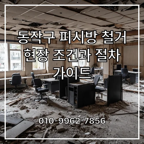 동작구 피시방 철거 현장 조건과 절차 가이드