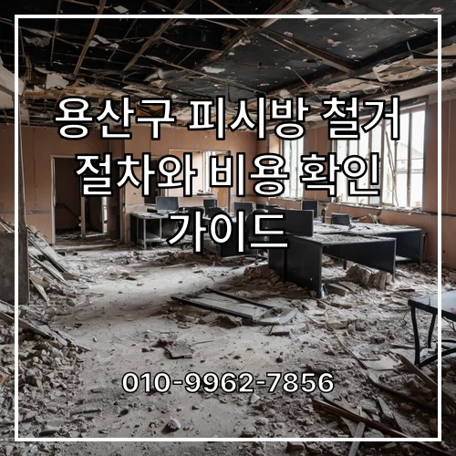 용산구 피시방 철거 절차와 비용 확인 가이드